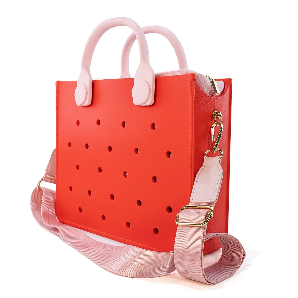 Large Leather Shoulder Bag Beach Tote