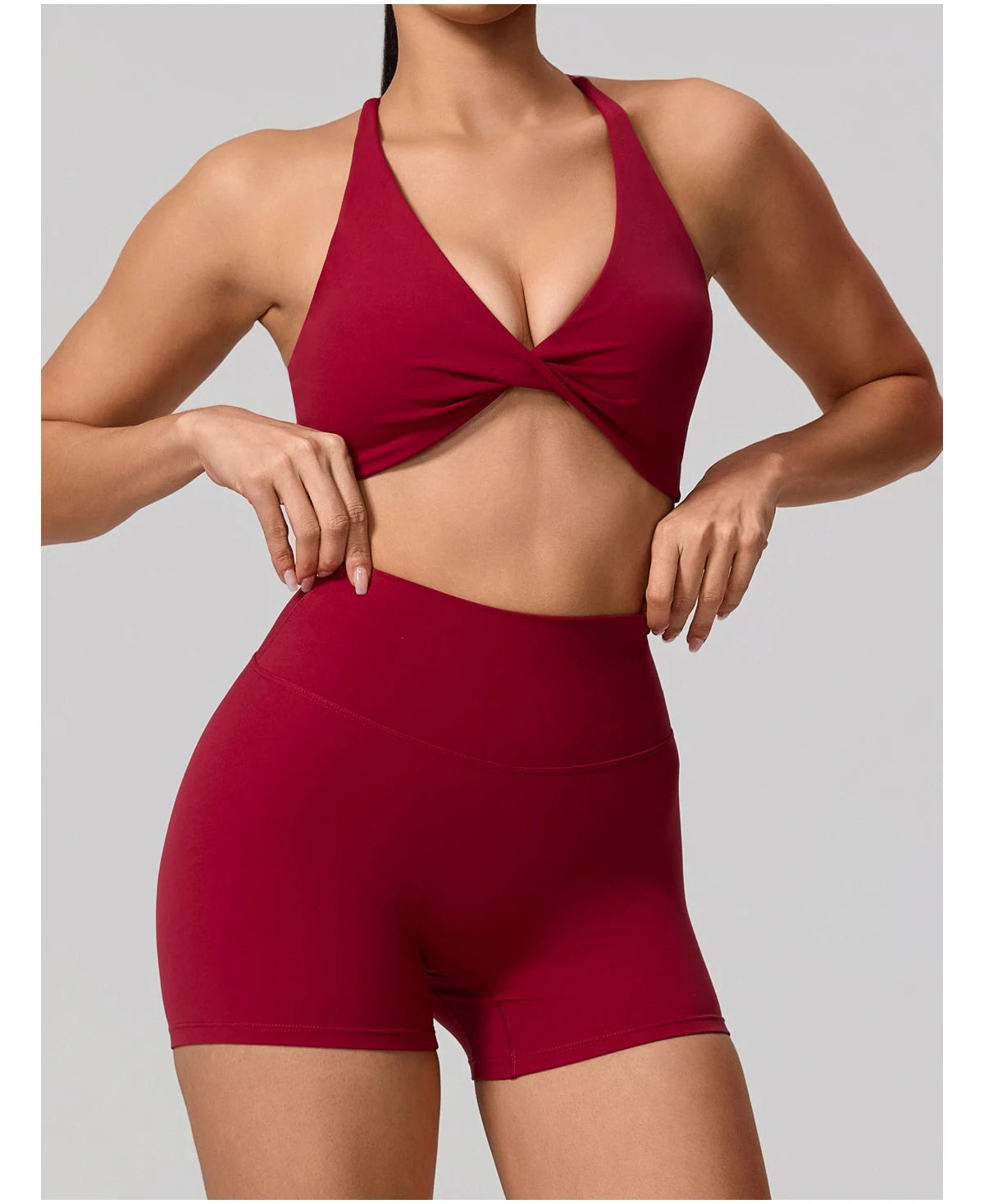 Cross Back Push Up Yoga Bra