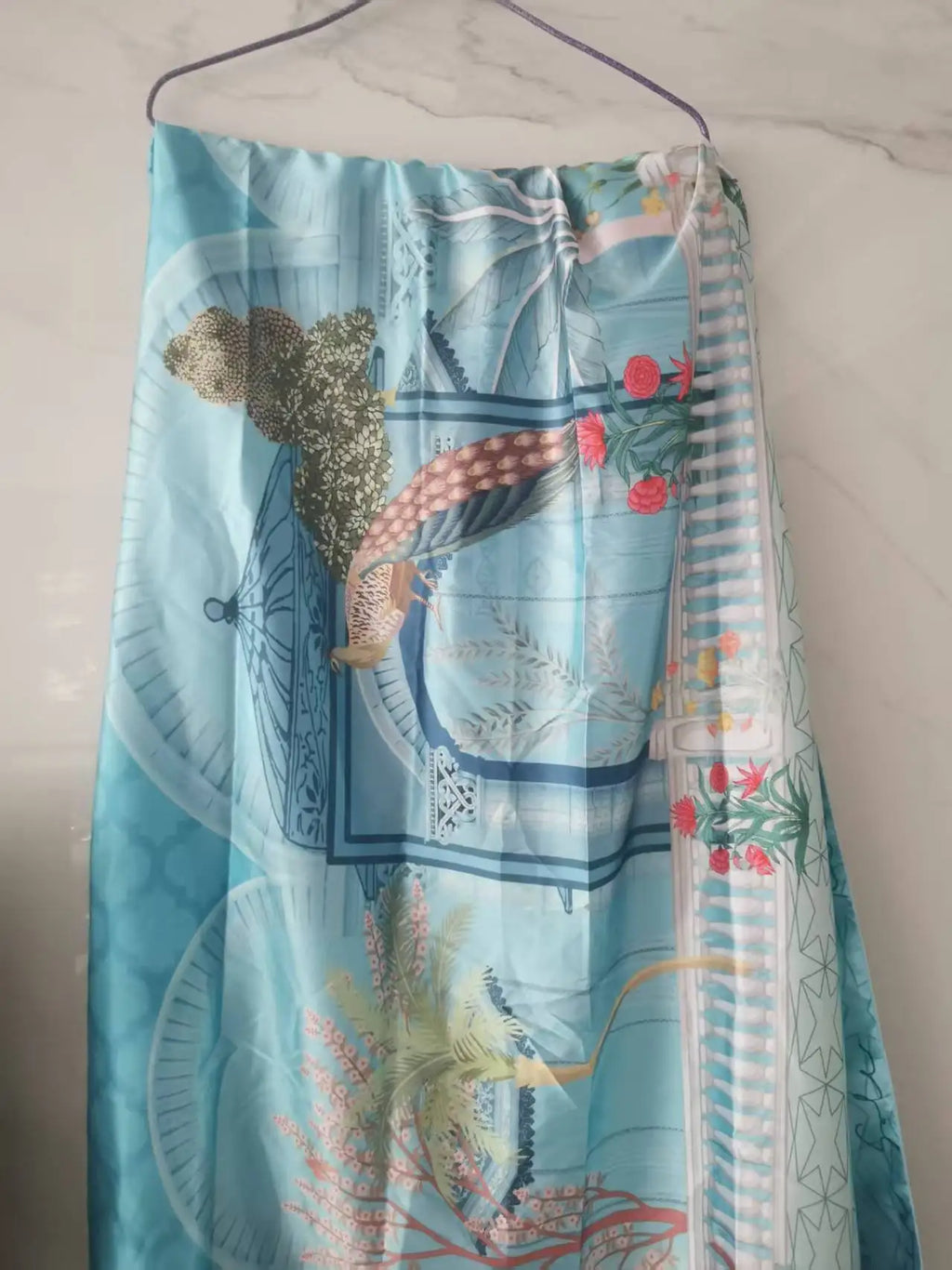 Print Skirt-Style Two Piece Swimsuit