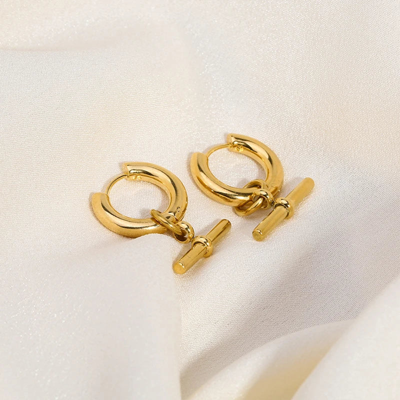 Geometric Drop Earrings