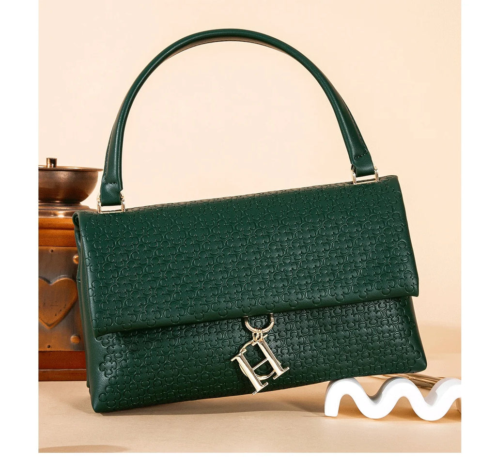 CH Fashion Shoulder Bag Detachable Chain Light Luxury Underarm Bag Simple Large Capacity Solid Co...