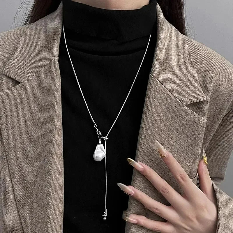 Boho Multilayer Bead Chain Necklace