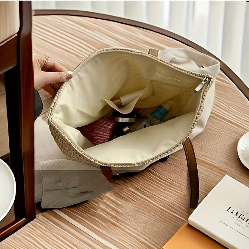 Woven Beach Tote Bag