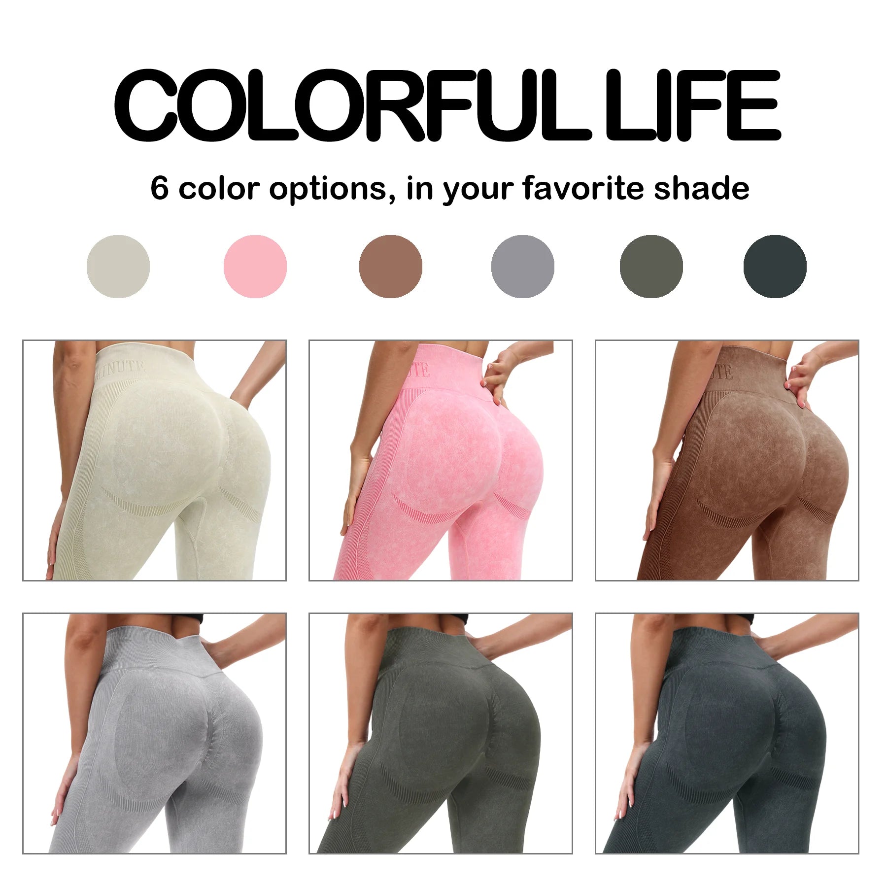 High Waist Butt Lifting Seamless Leggings