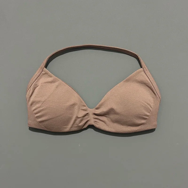 Halter Neck Tie-Side Bikini Set
