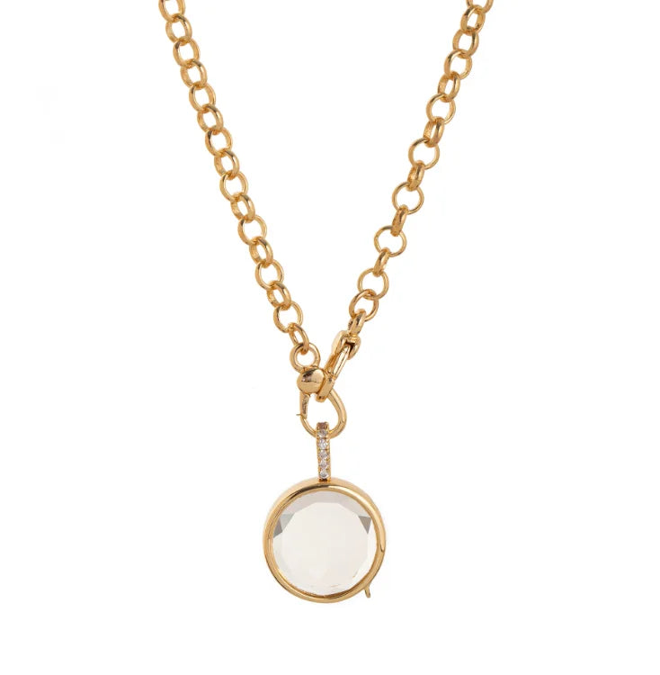 Open Pendant Chain Necklace