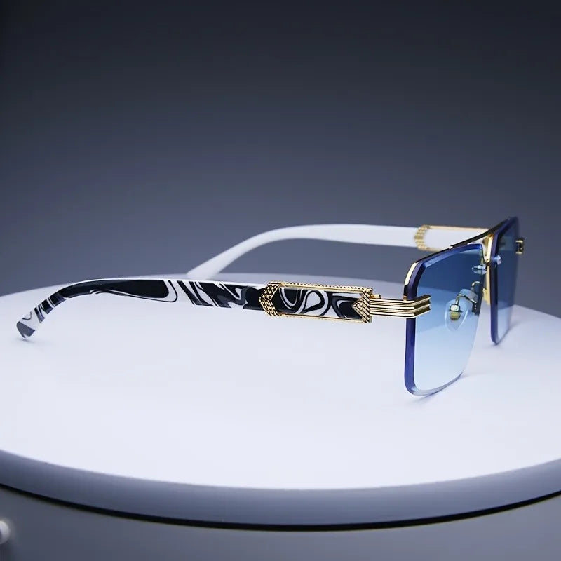 Rimless Rectangle Sunglasses – Women's