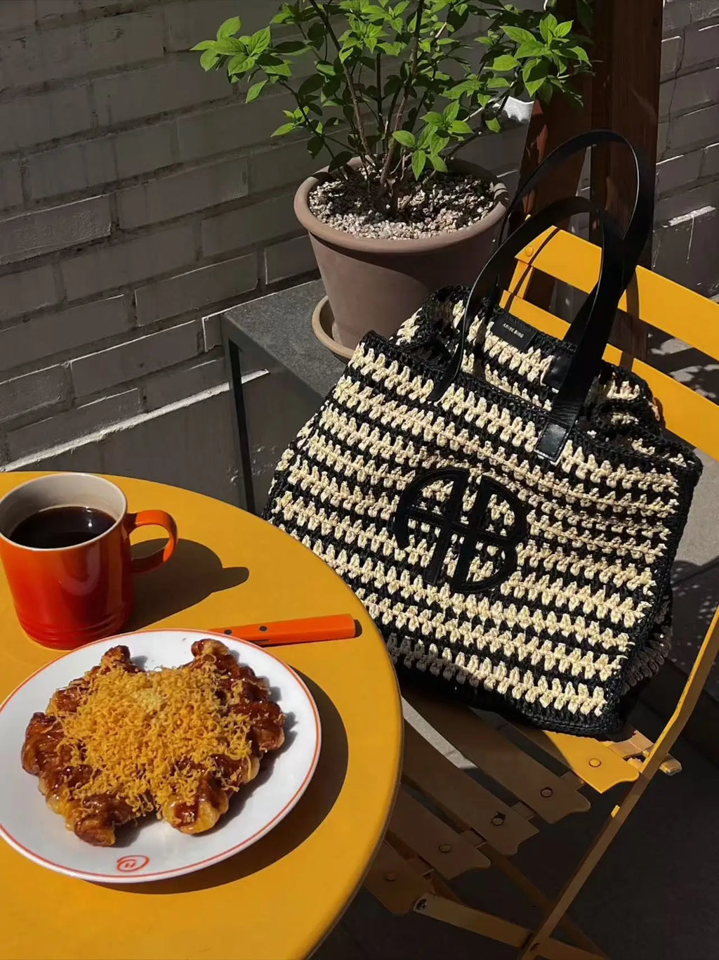 Straw Tote Bag