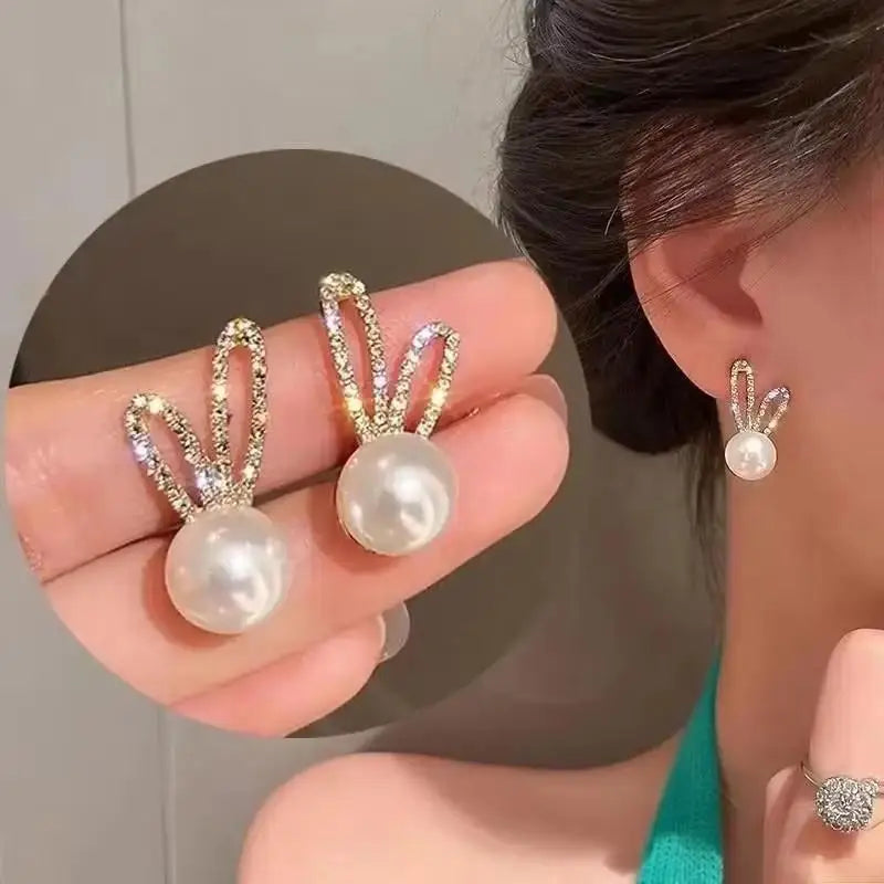 Zircon Geometric Hoop Earrings
