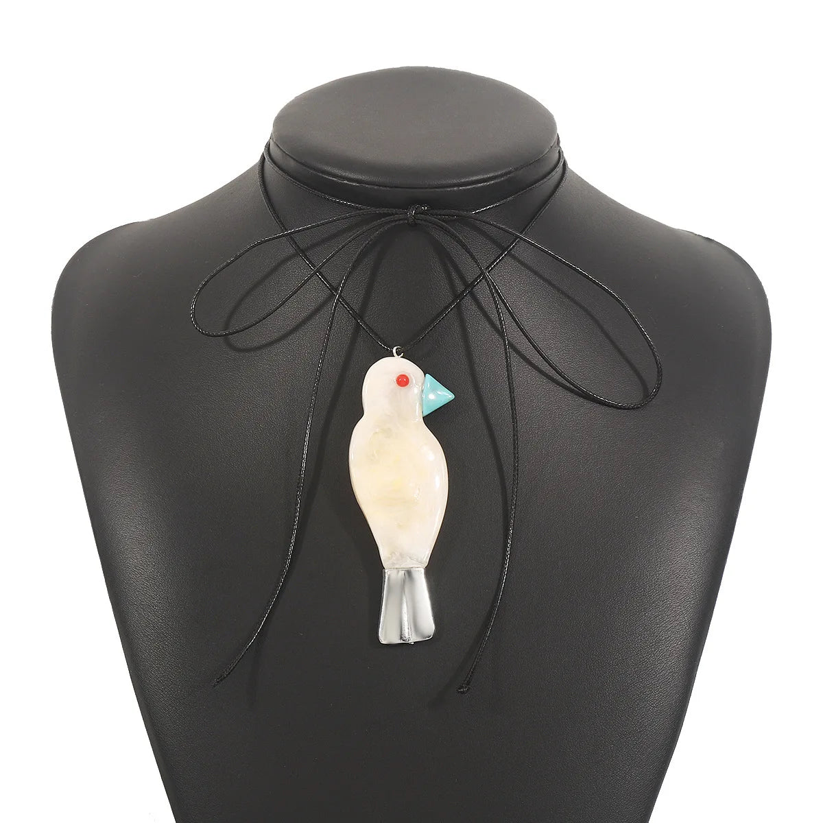 Parrot Charm Cord Necklace