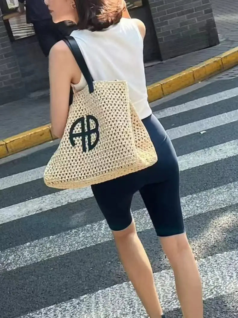 Straw Tote Bag