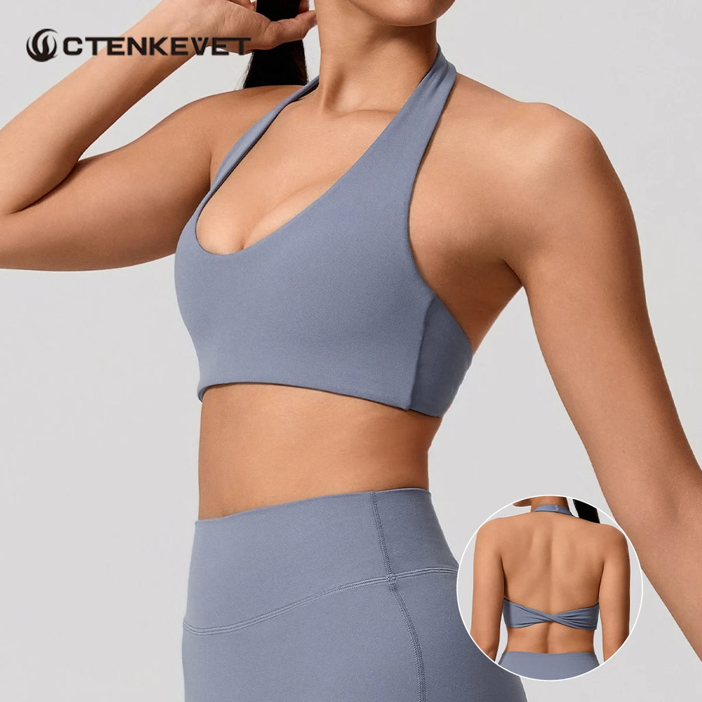 Strappy Back Sports Bra