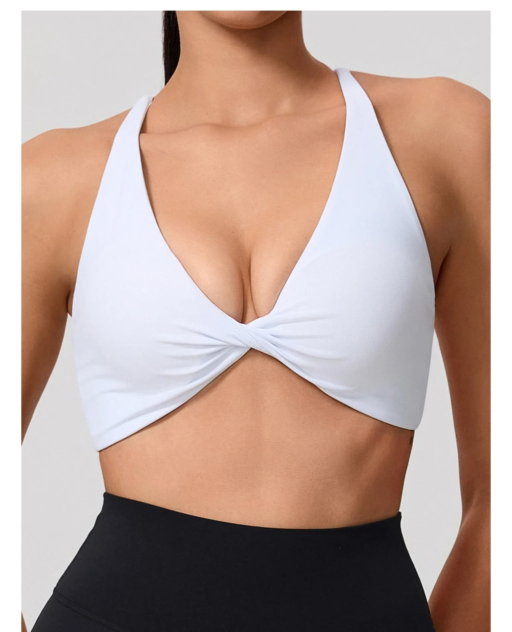 Cross Back Push Up Yoga Bra