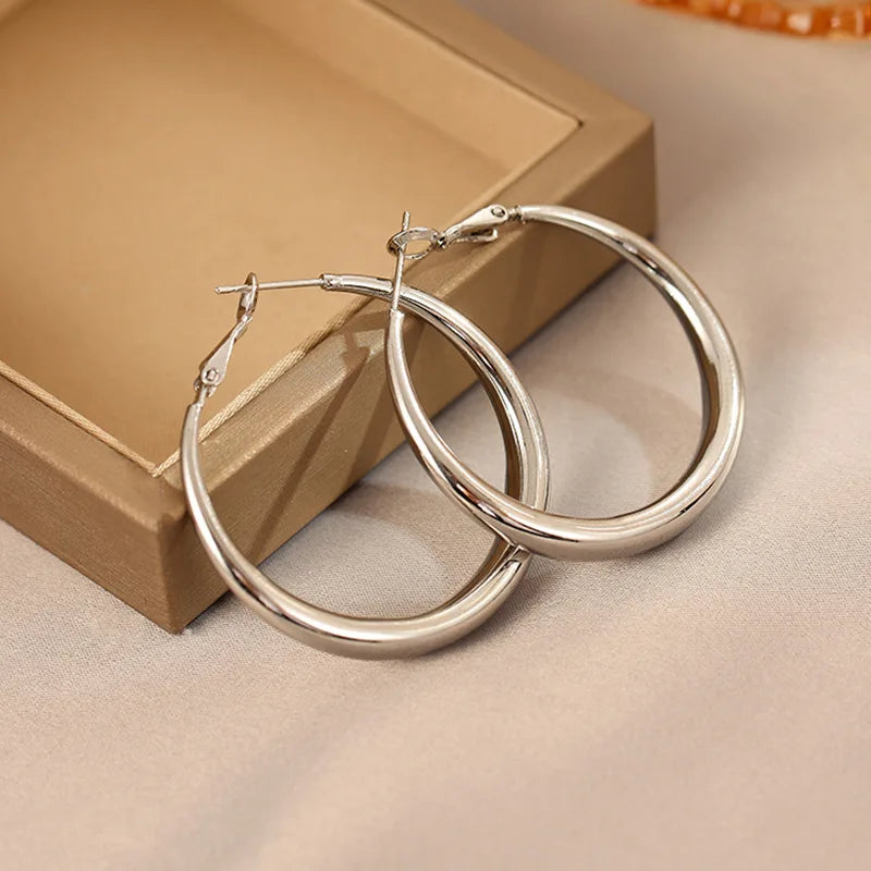 Gold Hoop Earrings
