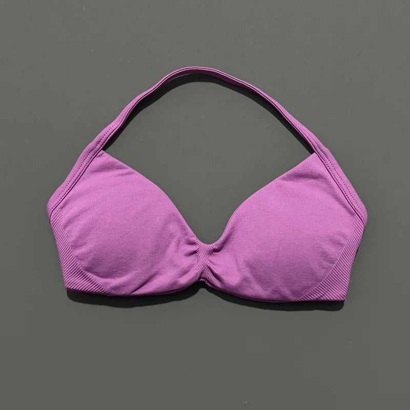 Halter Neck Tie-Side Bikini Set