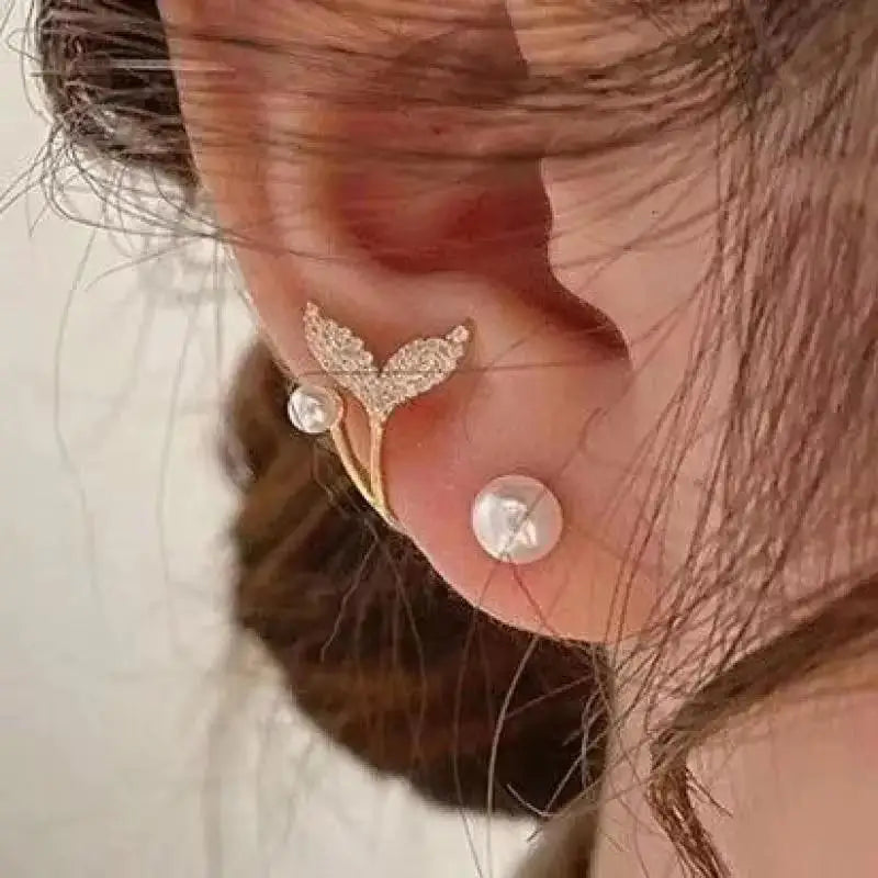 Zircon Geometric Hoop Earrings