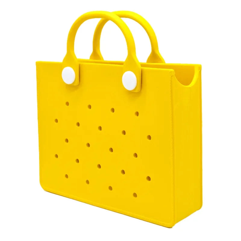 Large Leather Shoulder Bag Beach Tote