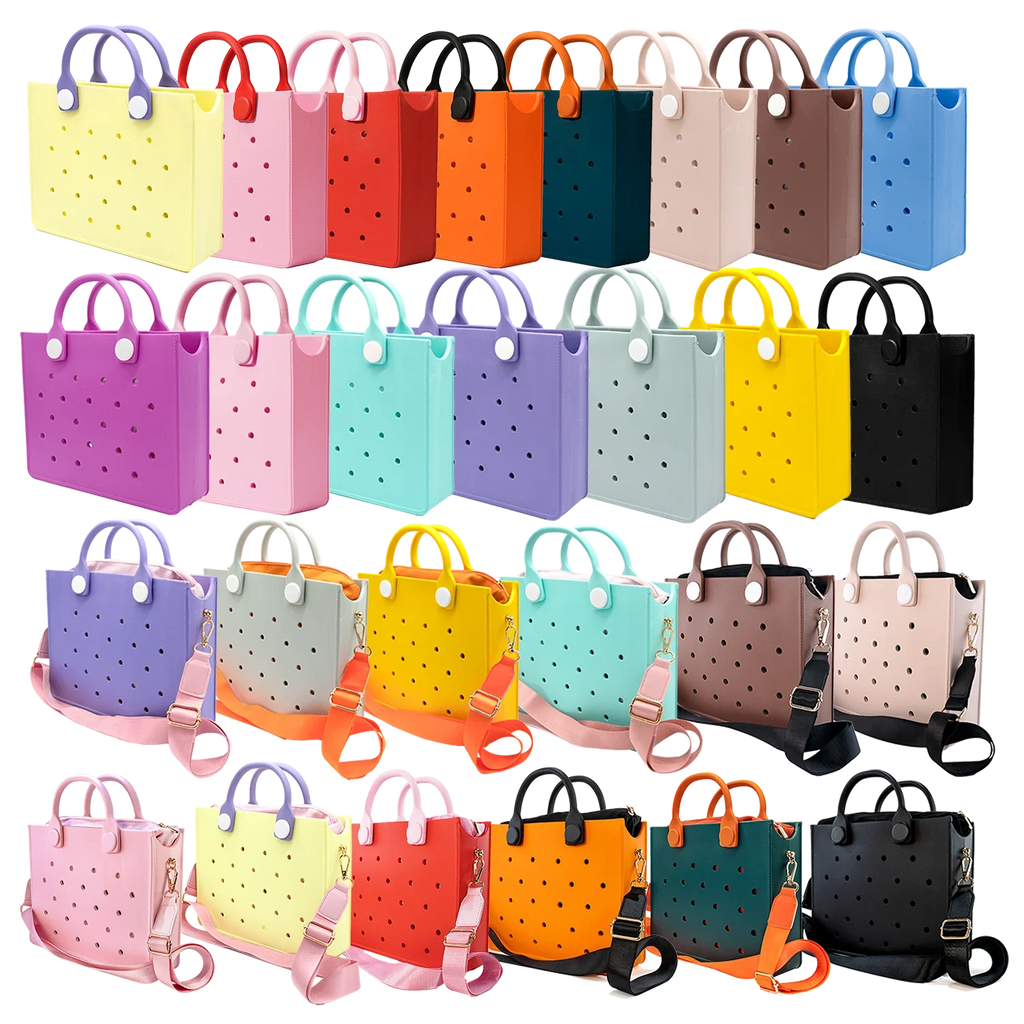 Large Leather Shoulder Bag Beach Tote