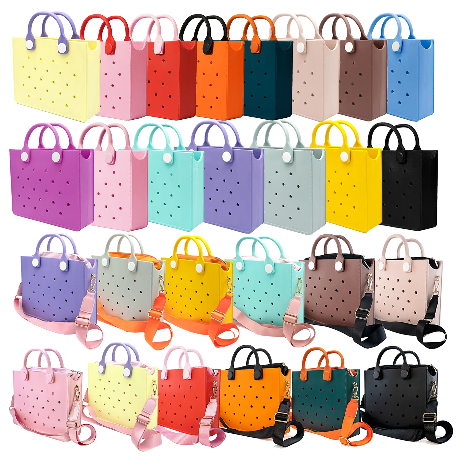 Large Leather Shoulder Bag Beach Tote