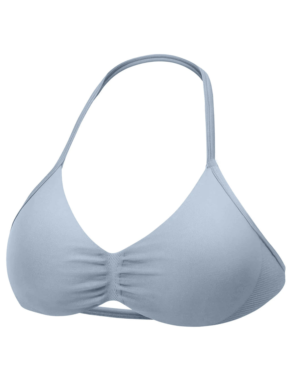Ribbed Racerback Sports Bra