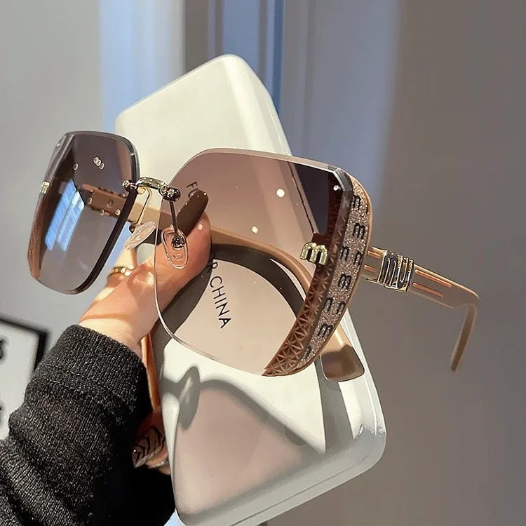 Fashion Oversized Square Sunglasses Women 2025 Luxury Brand Sun Glasses Vintage Sun Glasses Femal...