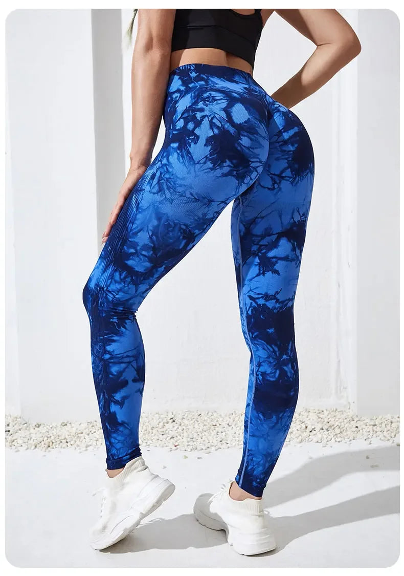Tie Dye High Waist Yoga Leggings