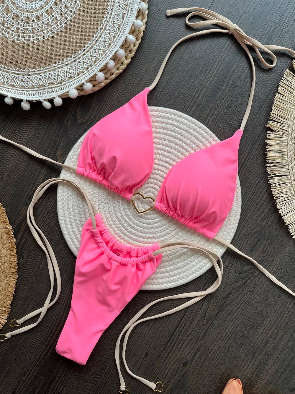Micro Push Up Brazilian Bikini Set