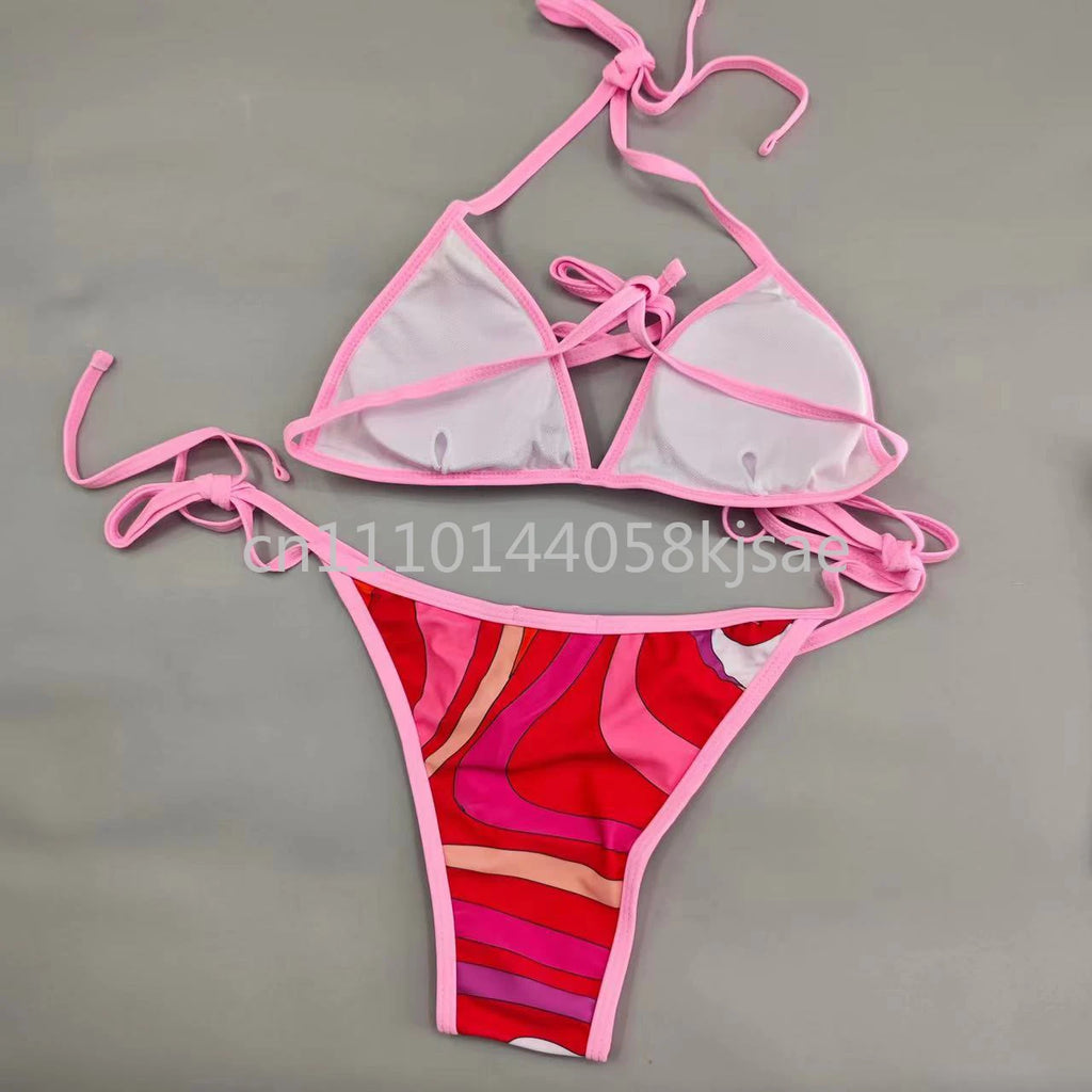 Red Bikini Set with Headband