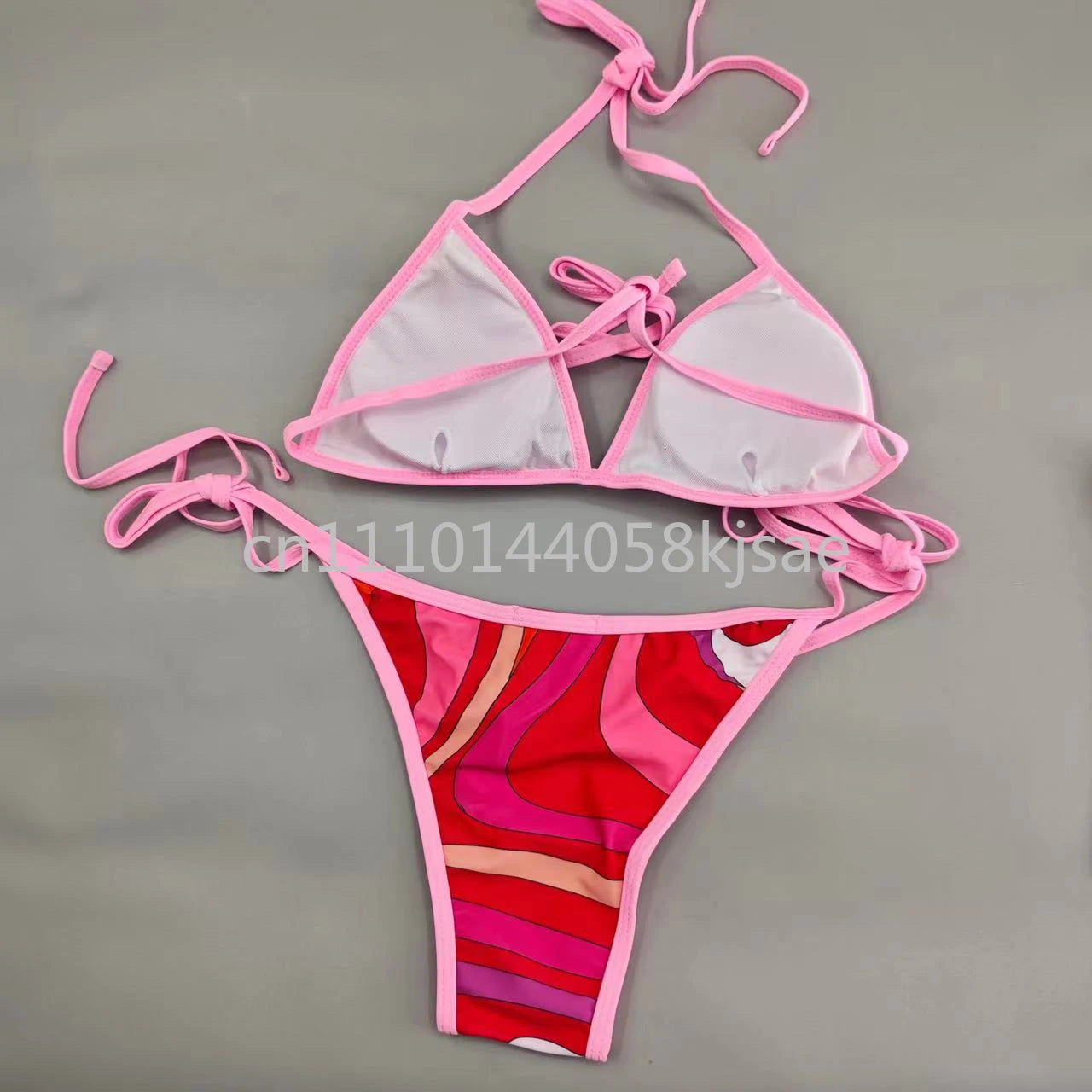 Red Bikini Set with Headband