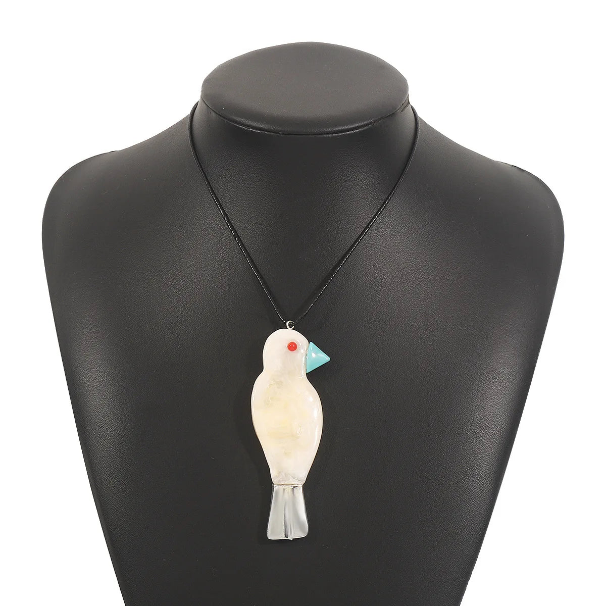 Parrot Charm Cord Necklace