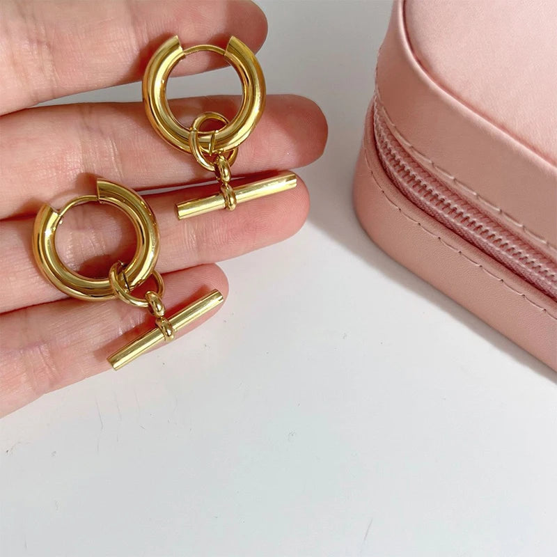 Geometric Drop Earrings
