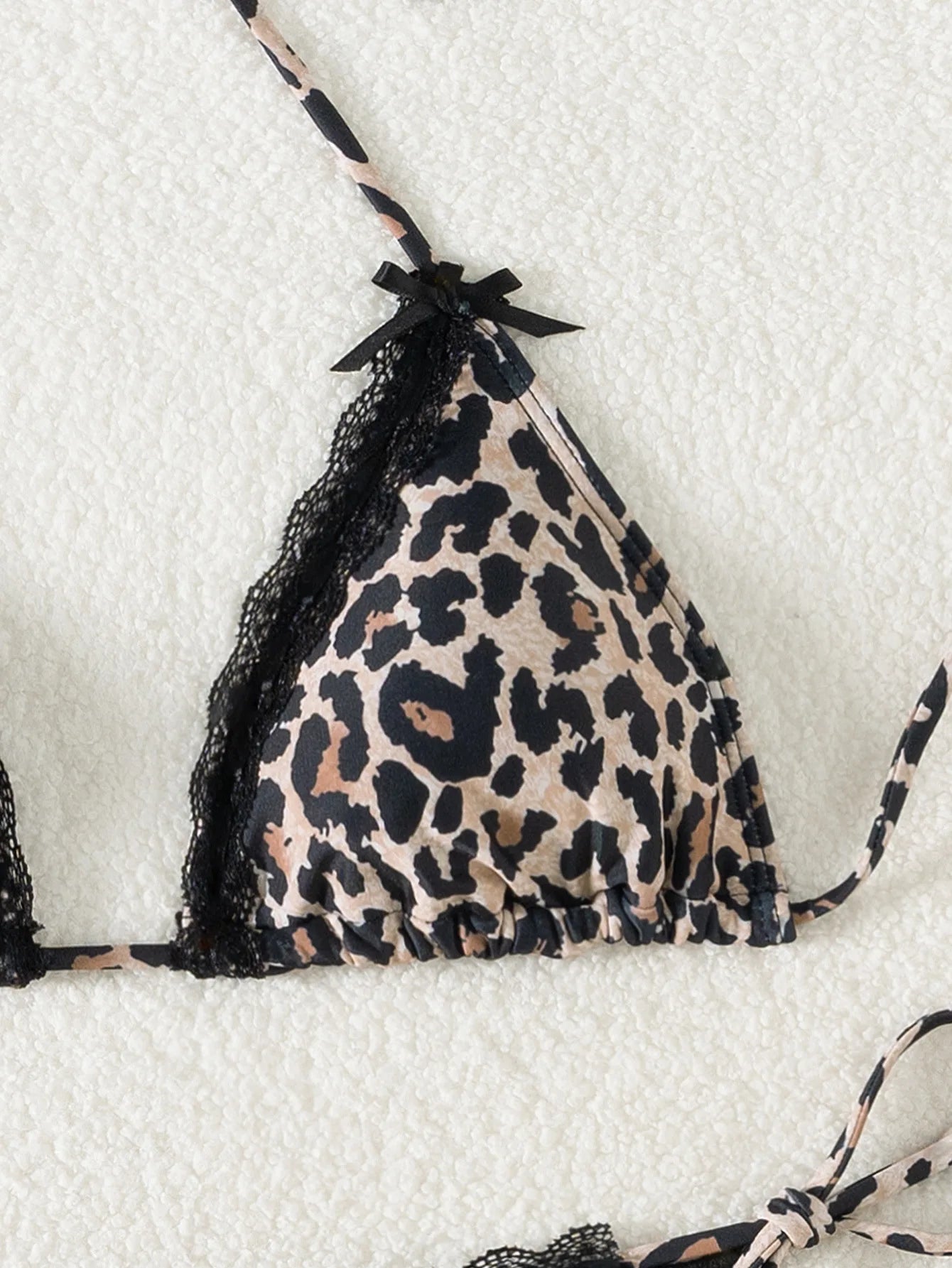 Floral Push Up Triangle Bikini Set