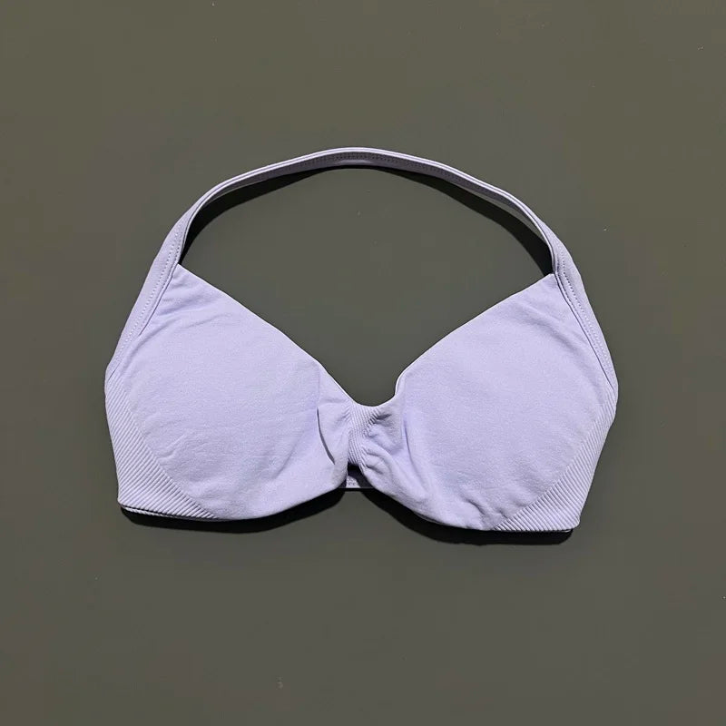 Halter Neck Tie-Side Bikini Set