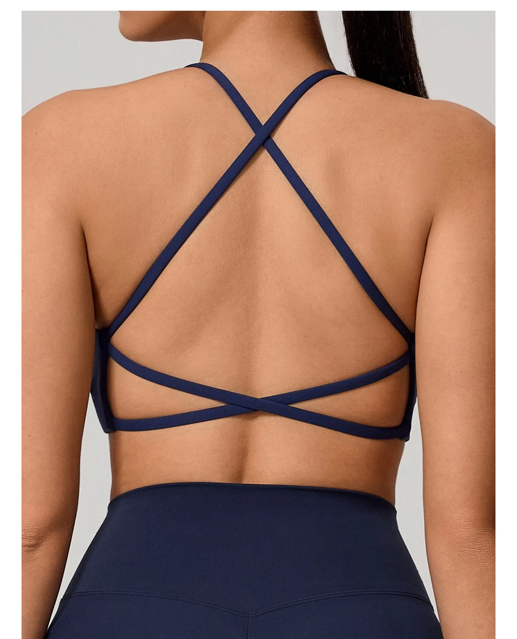 Cross Back Push Up Yoga Bra