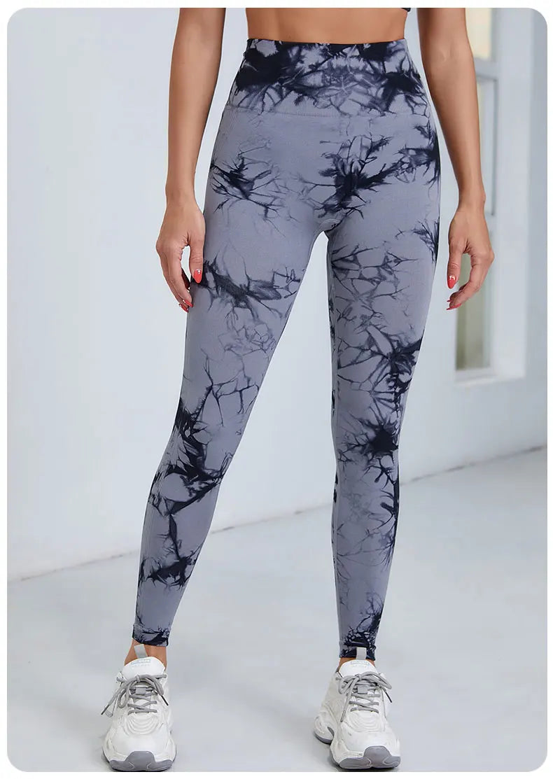 Tie Dye High Waist Yoga Leggings