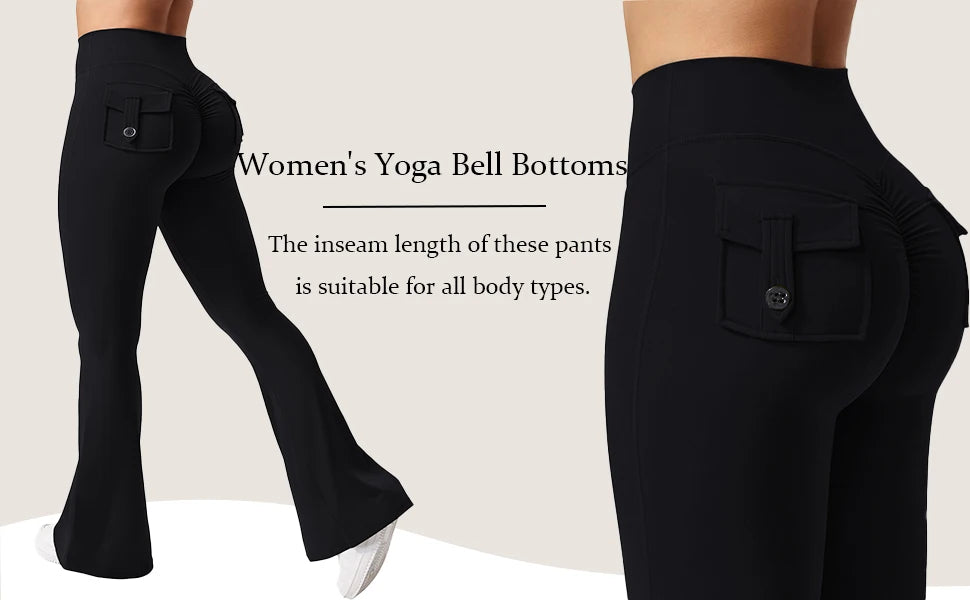 High Waist Wide Leg Yoga Flare