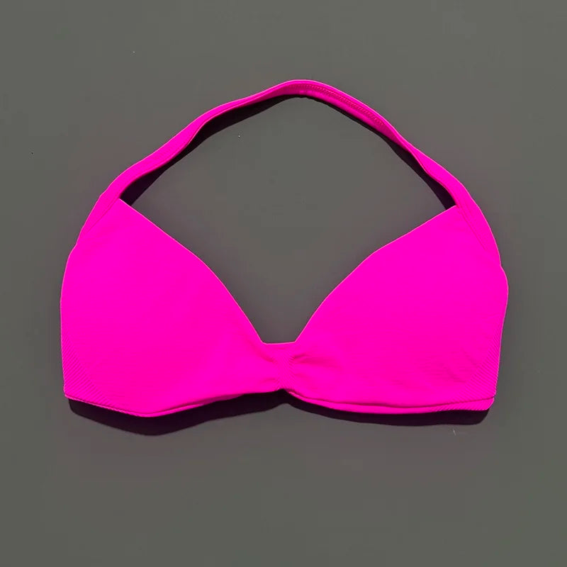 Halter Neck Tie-Side Bikini Set