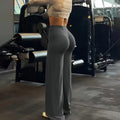 Wide Leg High Waist Yoga Trousers