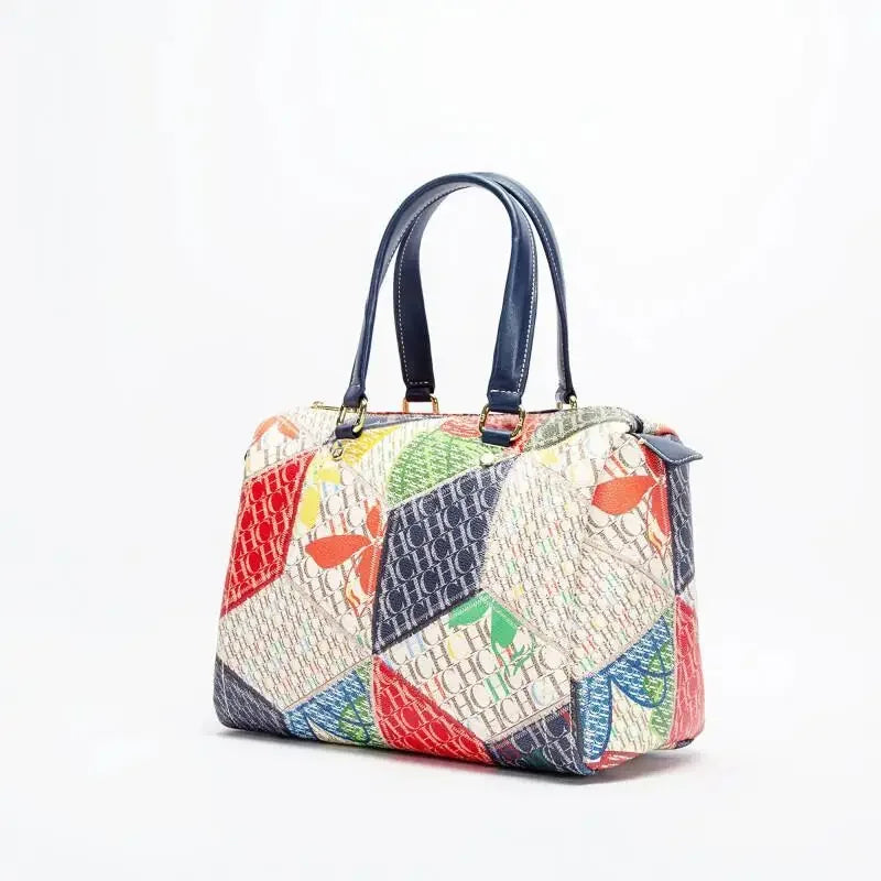CH Ladies Bucket Bag – Floral PU Leather Handbag