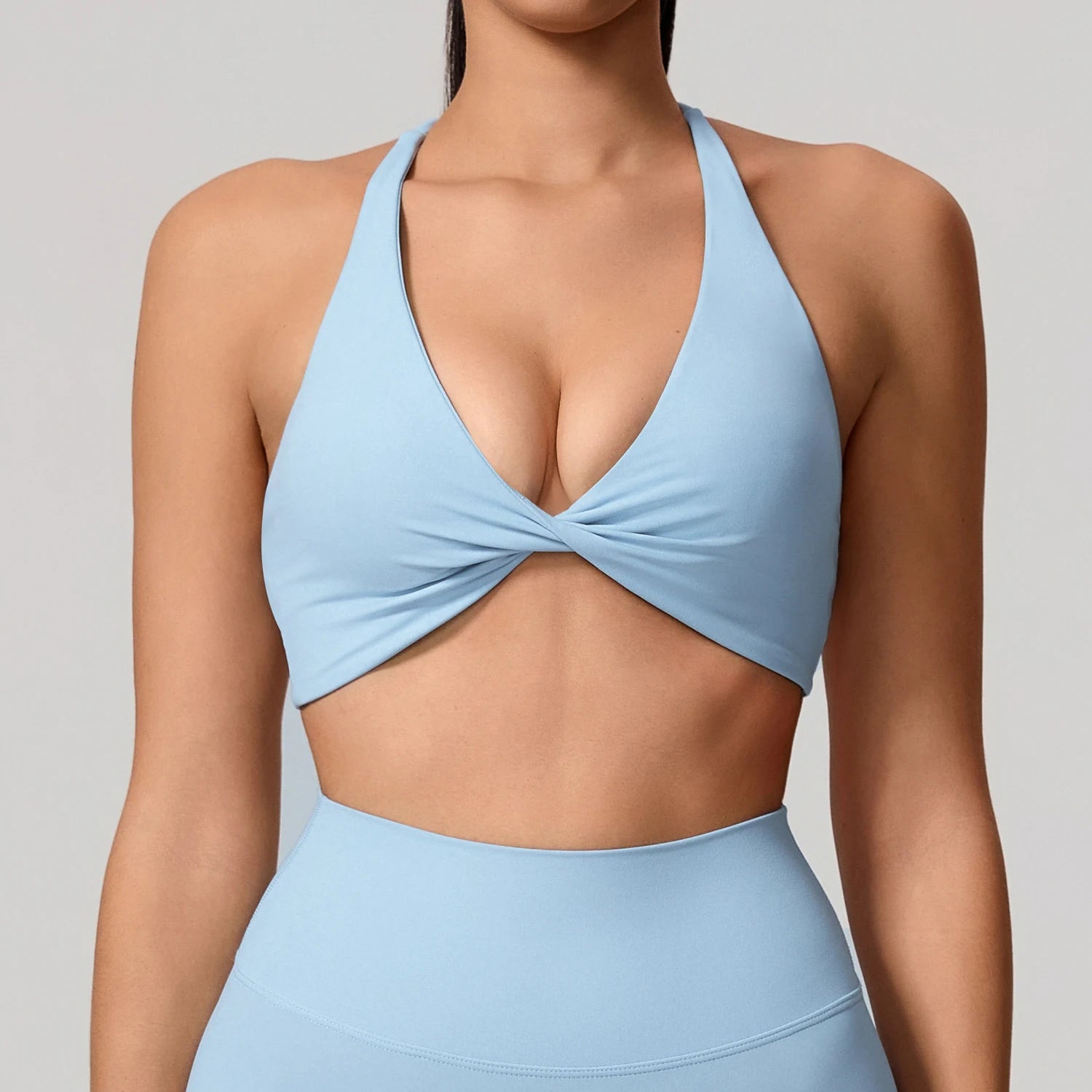 Cross Back Push Up Yoga Bra