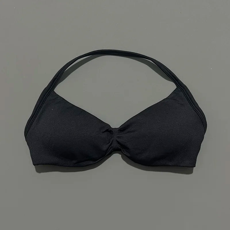 Halter Neck Tie-Side Bikini Set
