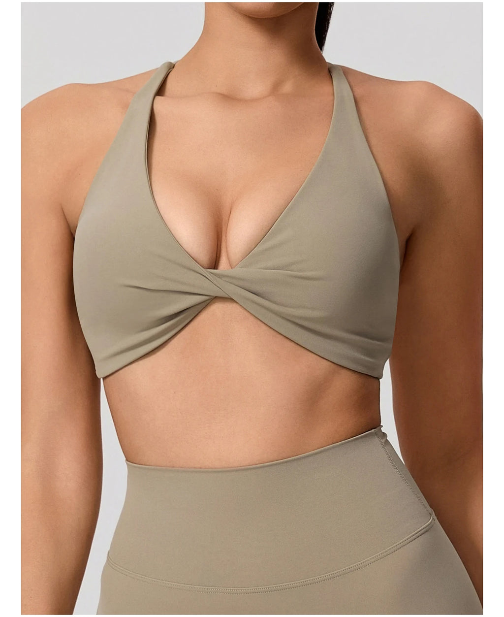 Cross Back Push Up Yoga Bra