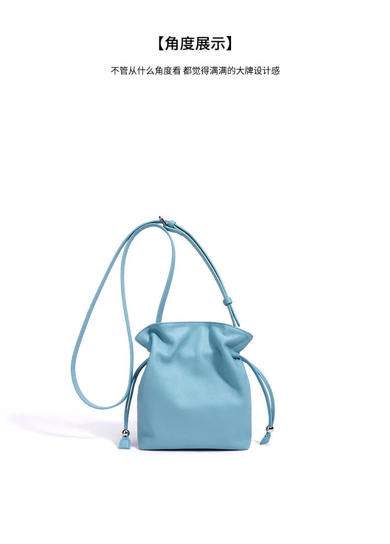 Leather Flap Crossbody Bag