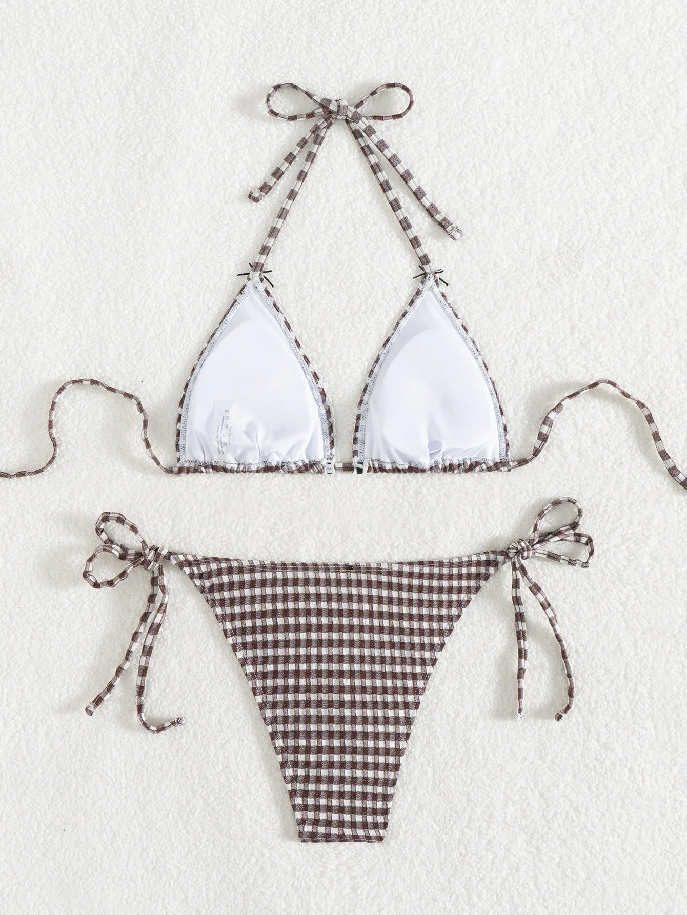 Floral Push Up Triangle Bikini Set
