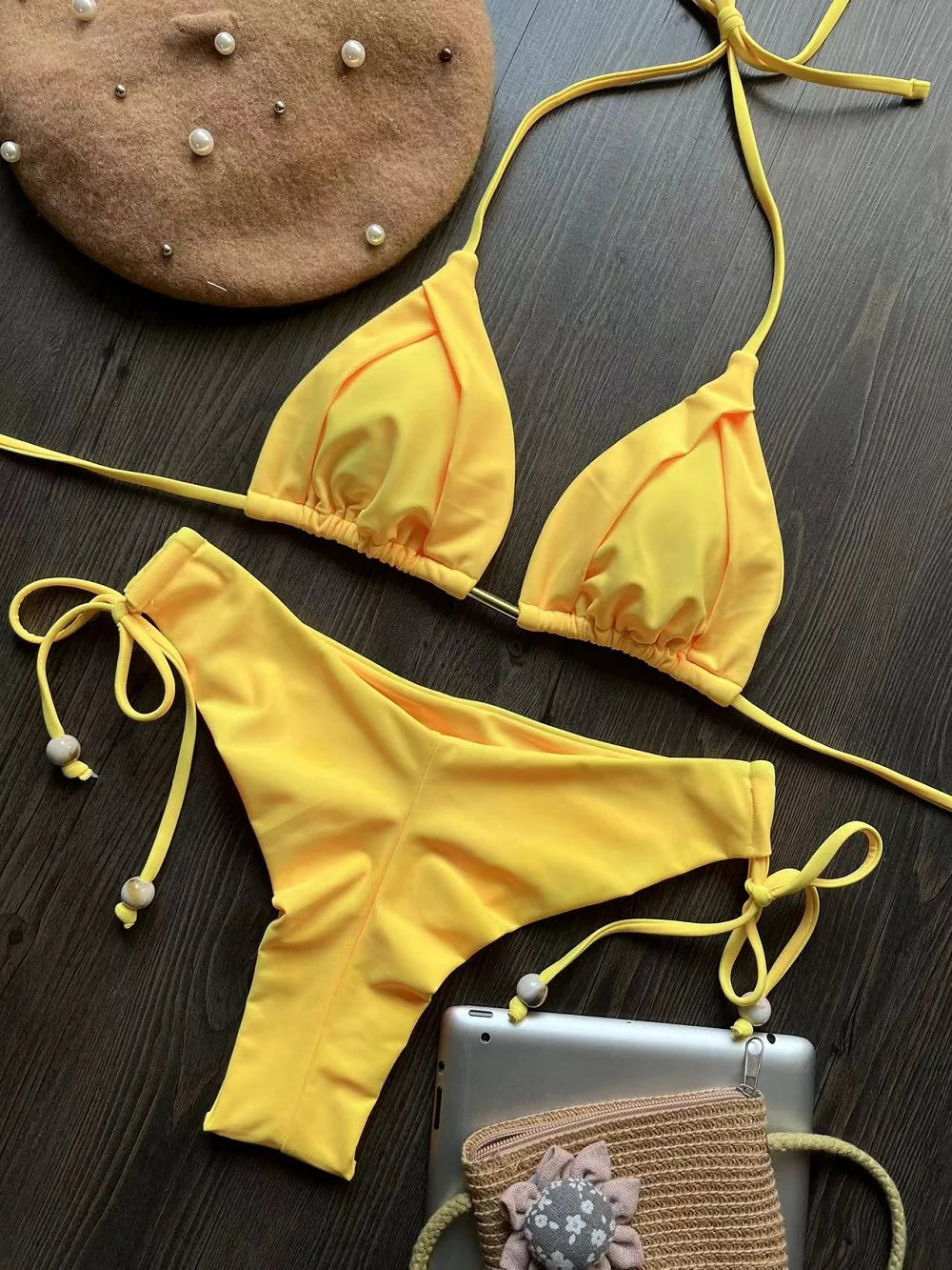 Triangle Push Up Bikini Set 13 Colors
