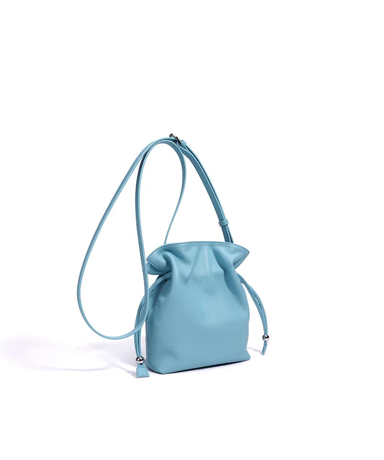 Leather Flap Crossbody Bag