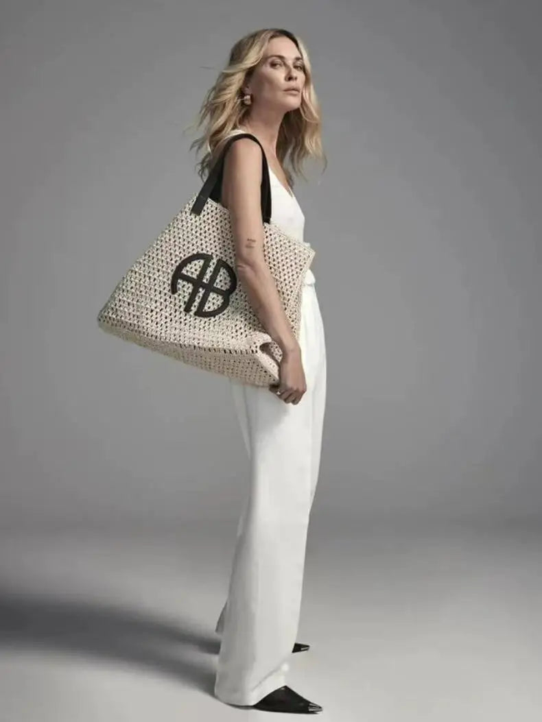 Straw Tote Bag