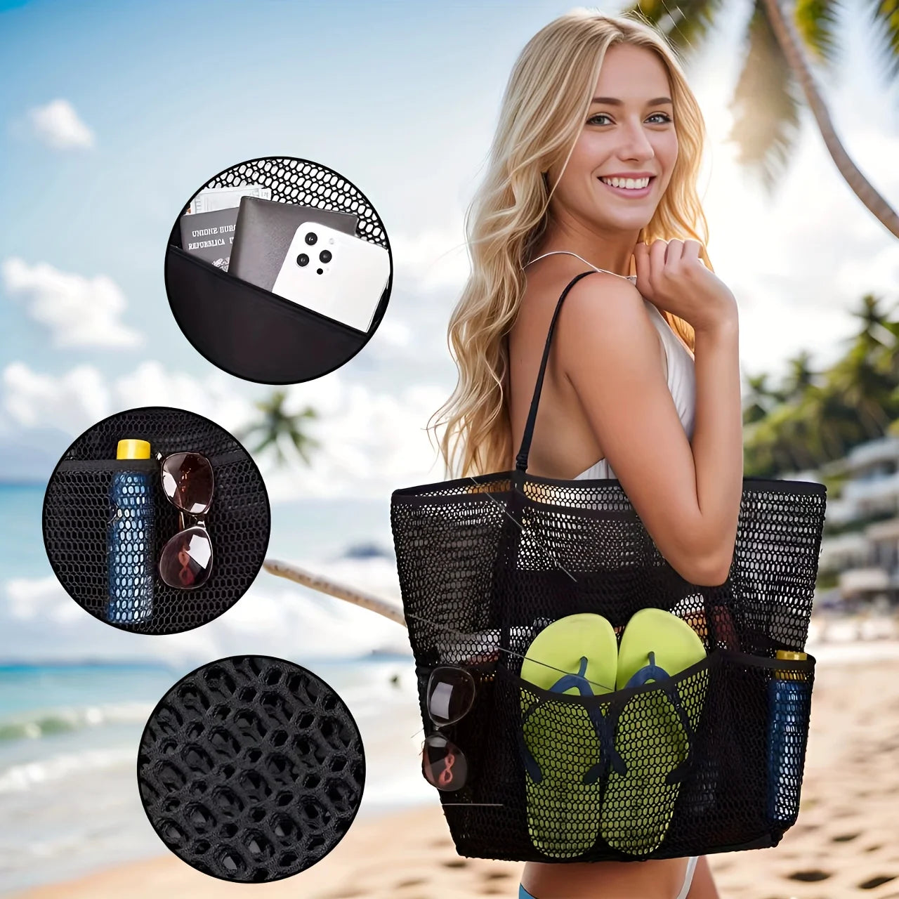 Large Beach Tote Bag