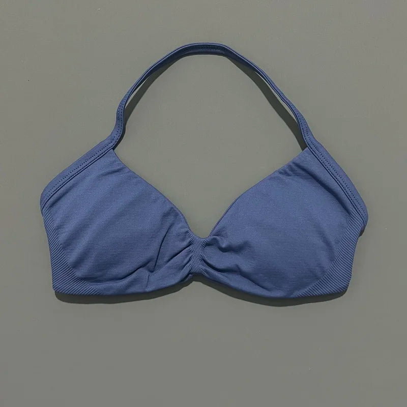 Halter Neck Tie-Side Bikini Set