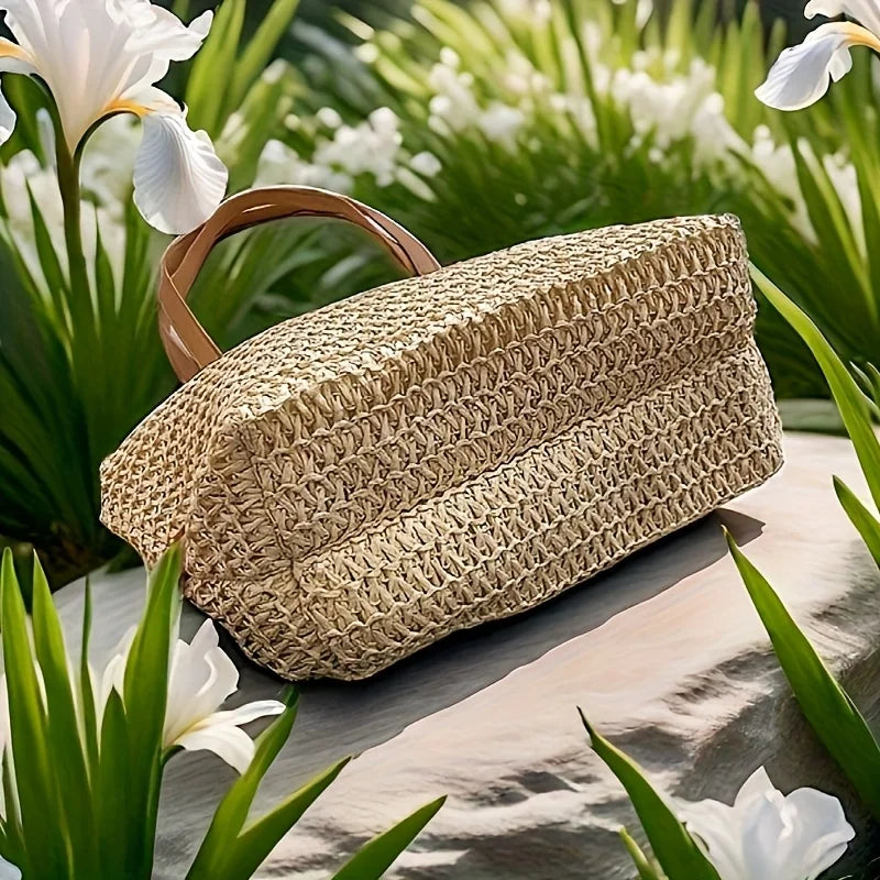 Woven Beach Tote Bag